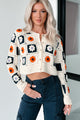 Vintage Soul Floral Crochet Crop Cardigan (Natural) - NanaMacs