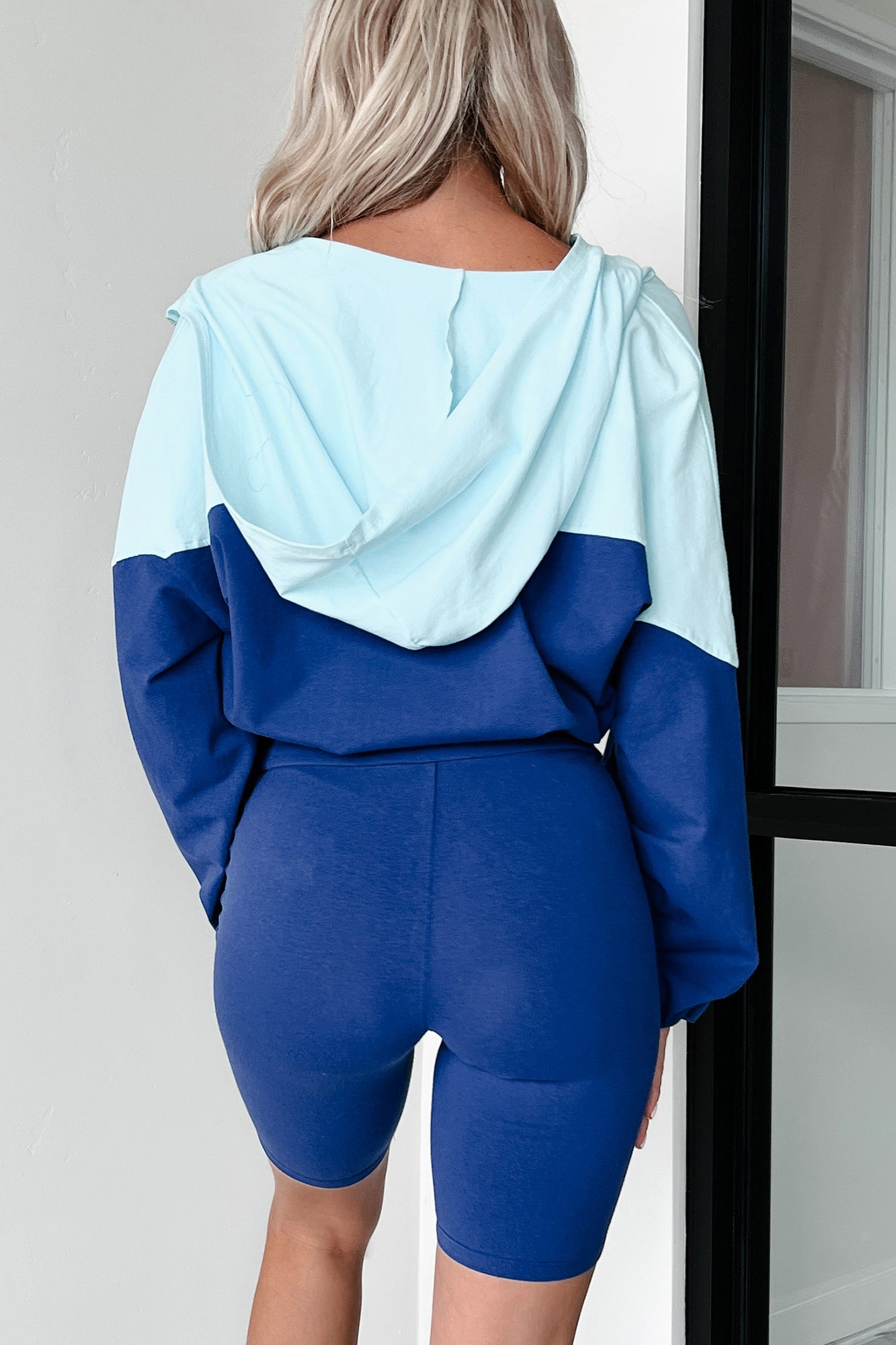 Feeling The Burn Athleisure Set (Royal Blue/Baby Blue) - NanaMacs