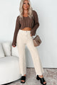 Bellatrix Mineral Wash Corduroy Pants (Almond Milk) - NanaMacs