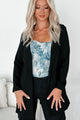 Executive Behavior Long Blazer (Black) - NanaMacs