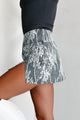 Unapologetic Confidence Lace Denim Mini Skirt (Black) - NanaMacs