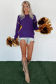 Competitively Cute Colorblock Sweater (Purple/Yellow) - NanaMacs