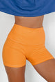 Determined To Win Buttery Soft Biker Shorts (Orange) - NanaMacs