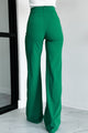 Work Talk High Waist Dress Pant (Kelly Green) - NanaMacs