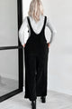 Playful Impression Soft Corduroy Overall Jumpsuit (Black) - NanaMacs