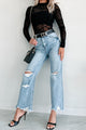 Redeemed High Rise Distressed 90's Flare Vervet Jeans (Medium) - NanaMacs