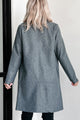 Whims Of The Weather Fleece Longline Coat (Grey) - NanaMacs