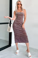 It Ain't About You Washed Corduroy Dress (Brown) - NanaMacs