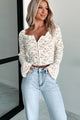 Sweet Charisma Lace Hook-Front Top (Cream) - NanaMacs