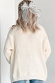 First Signs Of Fall Pumpkin Embroidered Cardigan (Ivory) - NanaMacs