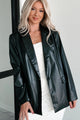 Living The City Life Faux Leather Jacket (Black) - NanaMacs