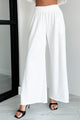 Chasing Relaxation Wide Leg Lounge Pants (Off White) - NanaMacs