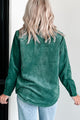 When The Leaves Turn Reversible Corduroy Jacket (Hunter Green) - NanaMacs