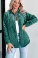 When The Leaves Turn Reversible Corduroy Jacket (Hunter Green) - NanaMacs