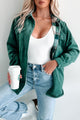 When The Leaves Turn Reversible Corduroy Jacket (Hunter Green) - NanaMacs