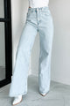 Little Bit Ritzy Rhinestone Straight Leg Jeans (Crystal Indigo) - NanaMacs