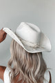 Cowboys & Country Songs Studded Cowboy Hat (Ivory) - NanaMacs