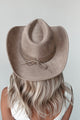 Cowboys & Country Songs Studded Cowboy Hat (Taupe) - NanaMacs