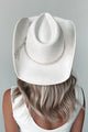 Cowboy Problems Braided Strap Cowboy Hat (Ivory) - NanaMacs