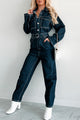 Harvest Hopes Denim Jumpsuit (Dark Indigo) - NanaMacs