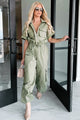 Problem Free Utility Jumpsuit (Olive) - NanaMacs