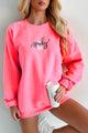 Ships by 9/20 Spooky Thang Graphic Sweatshirt (Neon Pink) - NanaMacs