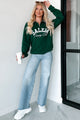 Ships by 9/20 "Salem Country Club" Quarter-Zip Sweatshirt (Forest Green) - NanaMacs