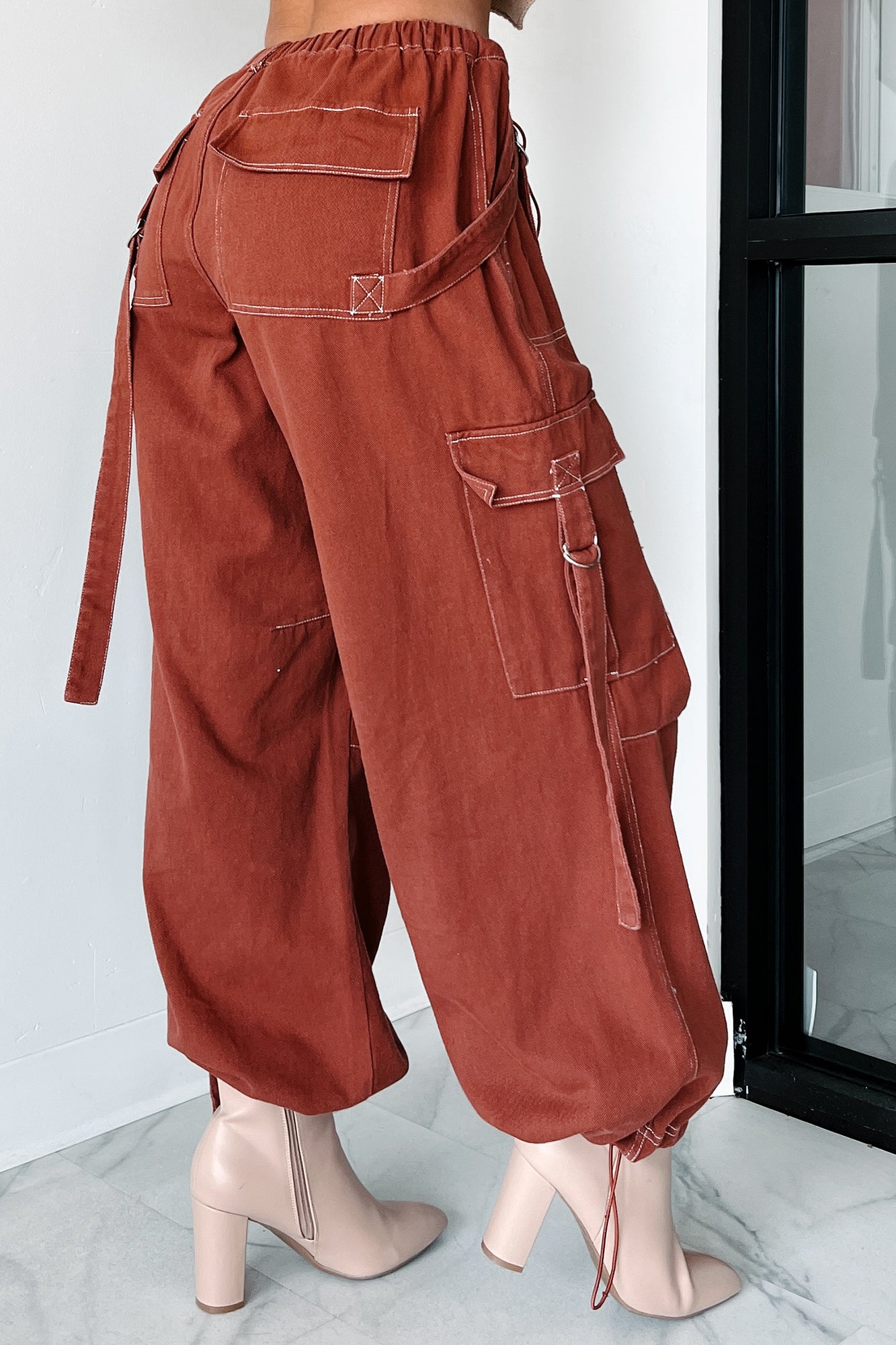 Faraday Cargo Pants (Red Brown) - NanaMacs