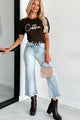 Colwyn High Rise Wide Leg Risen Crop Jeans (Light) - NanaMacs