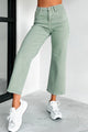 Cincinnati High Rise Tummy Control Special A Crop Jeans (Olive) - NanaMacs