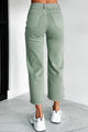 Cincinnati High Rise Tummy Control Special A Crop Jeans (Olive) - NanaMacs