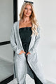 Zaiden Lightweight Hooded Cardigan (Heather Grey) - NanaMacs