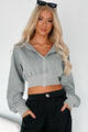 Rather Be Here Zip-Up Hoodie (Heather) - NanaMacs