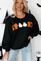 Spook-tacular Friends "Spooky" Patch Sweatshirt (Black) - NanaMacs