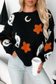 Mythical Nights Halloween Print Sweater (Black) - NanaMacs