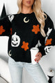 Mythical Nights Halloween Print Sweater (Black) - NanaMacs