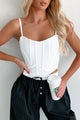 Life Of Thrills Corset Top (White) - NanaMacs