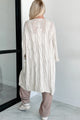 Find Your Purpose Cable Knit Long Cardigan (Natural) - NanaMacs