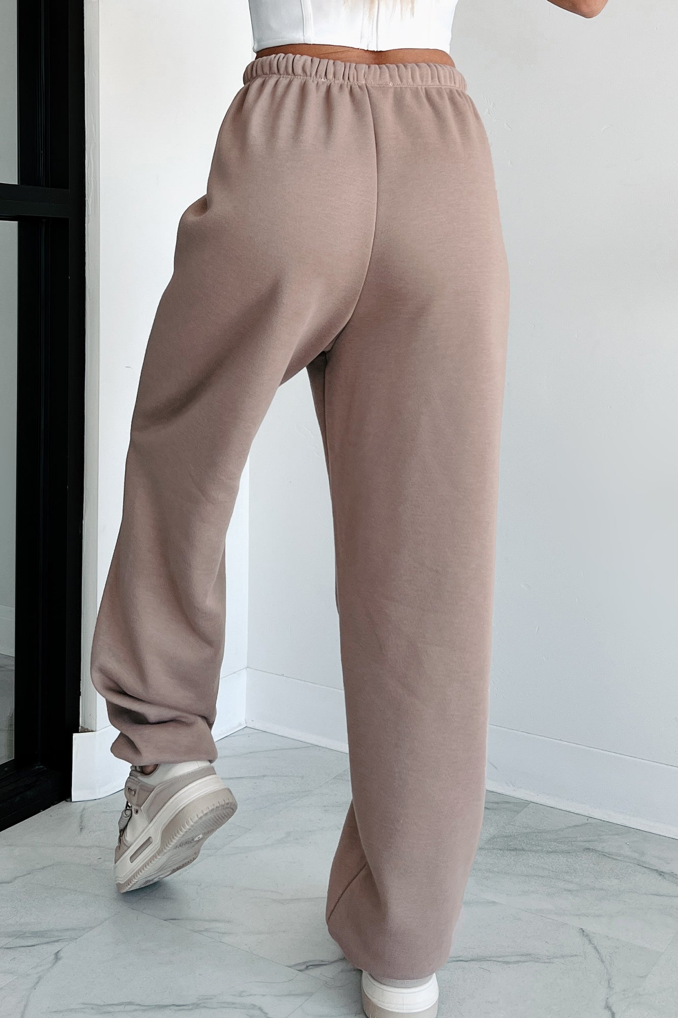 Comfort Is Luxury Oversized Jogger Sweatpants (Mocha) - NanaMacs