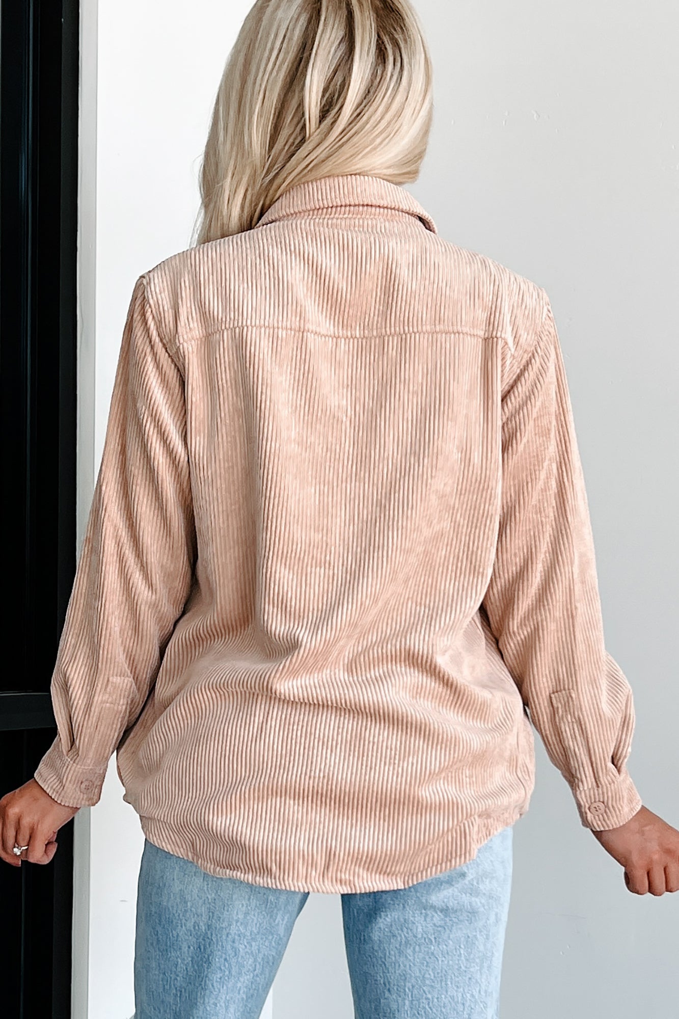 When The Leaves Turn Reversible Corduroy Jacket (Camel) · NanaMacs