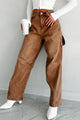 Zander Utility Baggy Jeans (Brown) - NanaMacs