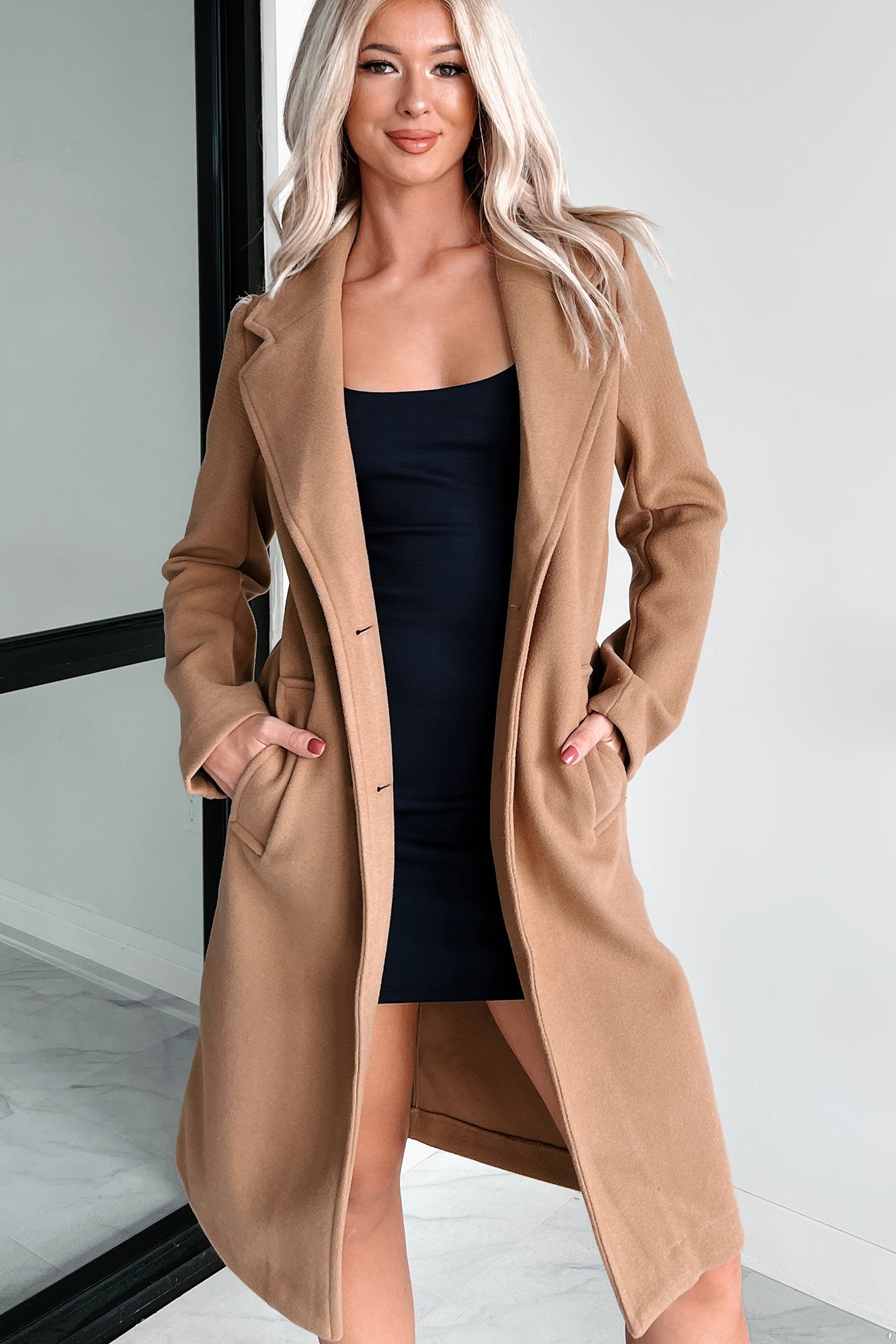 epa dramatic coat\"camel\" コート　キャメル epa dramatic coat