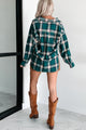 Blanchard Oversized Plaid Pullover Shirt (Green) - NanaMacs