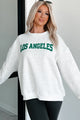 Seeking Hollywood "Los Angeles" Sweatshirt (Heather Grey) - NanaMacs