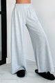 Chasing Relaxation Wide Leg Lounge Pants (Heather Grey) - NanaMacs