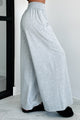 Chasing Relaxation Wide Leg Lounge Pants (Heather Grey) - NanaMacs