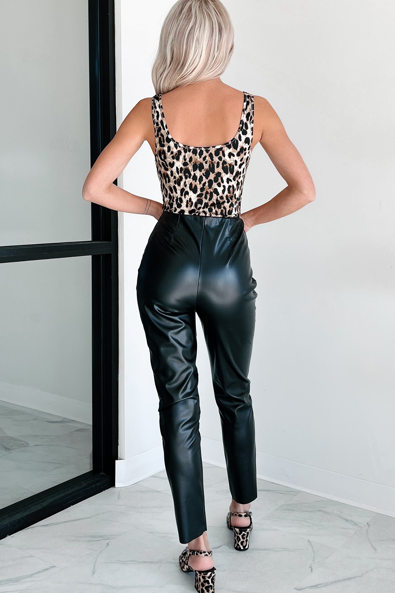 Legends Never Die Leopard Print Bodysuit (Cream/Black) - NanaMacs