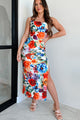 You Get The Picture Floral Cowl Neck Maxi Dress (Multi) - NanaMacs