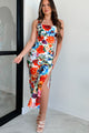 You Get The Picture Floral Cowl Neck Maxi Dress (Multi) - NanaMacs