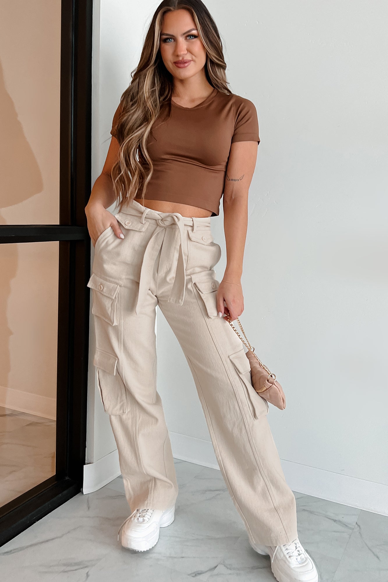 High Waisted Cargo Pants Women - Temu